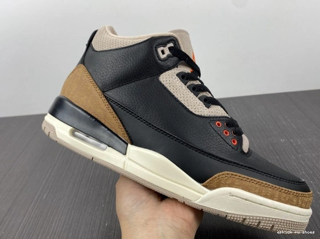 Rep CT8532-008 Desert Jordan Air 3 Elephant 0822